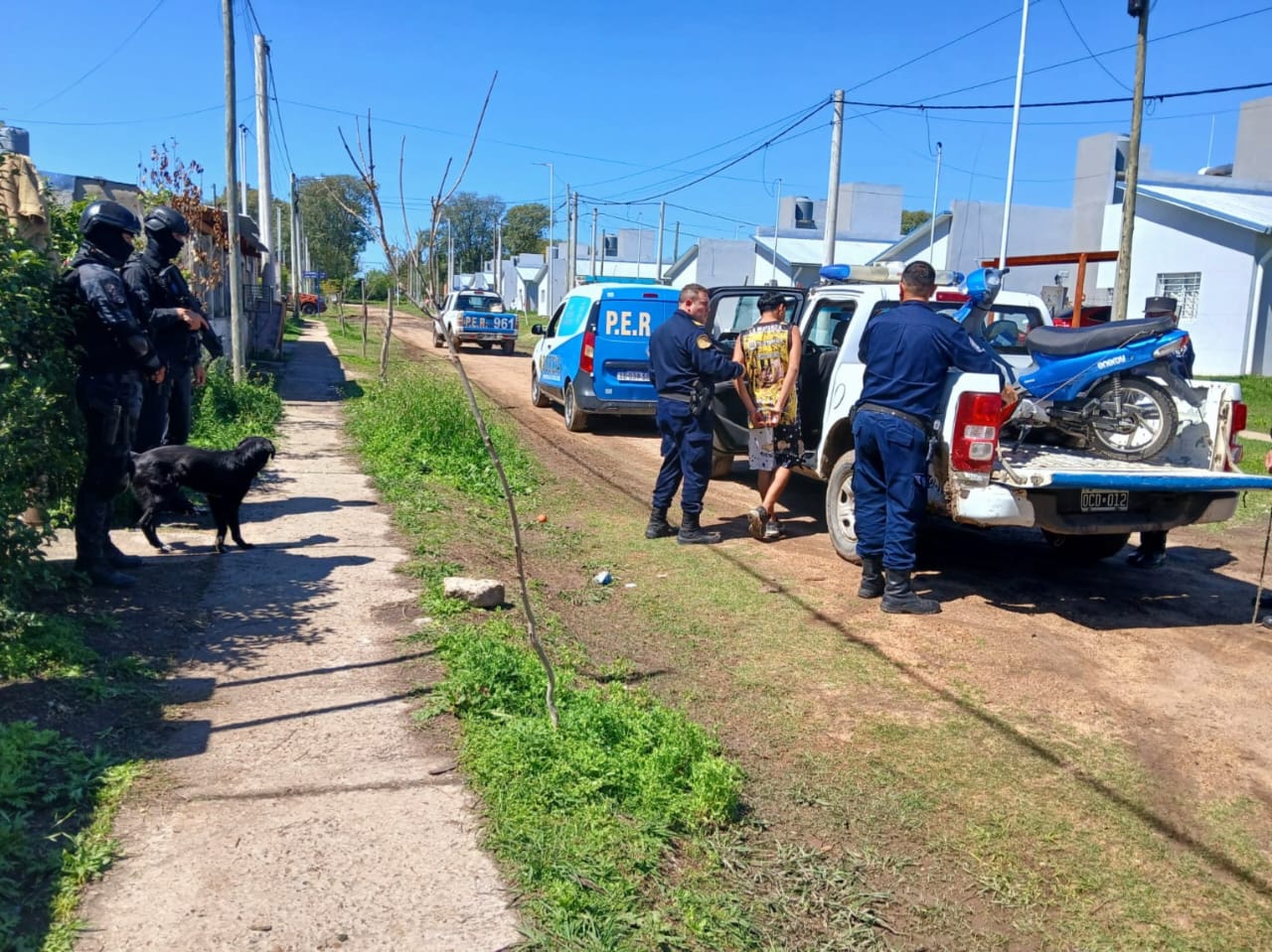 Allanamientos por abuso de arma: un detenido y secuestro de tumbera